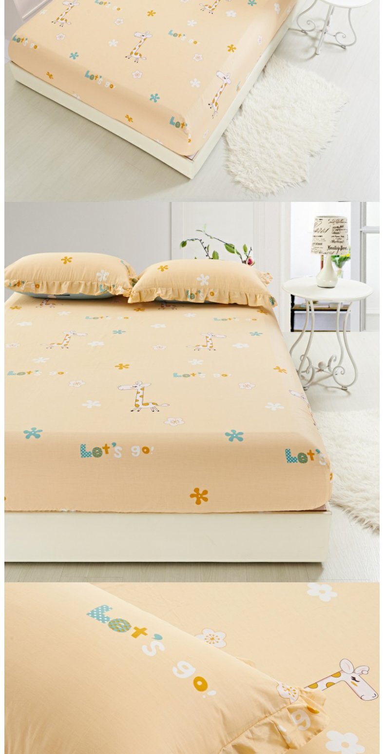 Nệm bao gồm các doanh nghiệp bảo vệ giường bìa mùa hè lụa băng trượt một mảnh duy nhất Chuangbao bao gồm tất cả mùa hè mát mẻ bông bìa bông giường bìa dọc - Trang bị Covers Ga chun Everon