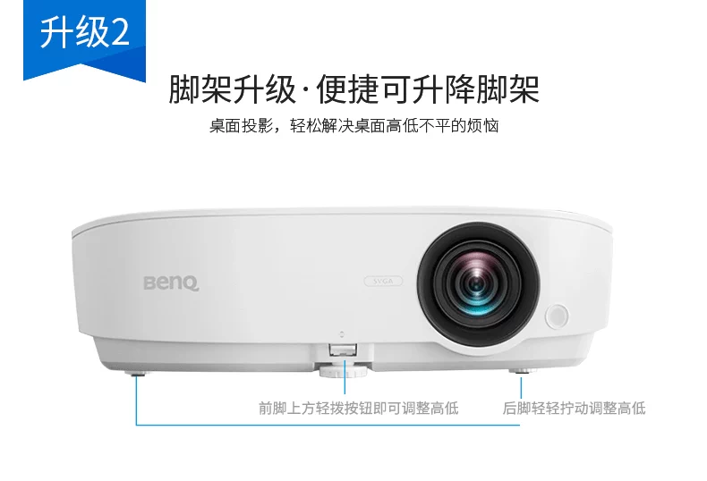 Máy chiếu Benq / BenQ ES6540 văn phòng tại nhà HD HD hội nghị kinh doanh giáo dục đào tạo không có màn hình TV rạp hát tại nhà WIFI không dây đầu tư trực tiếp máy chiếu 3D