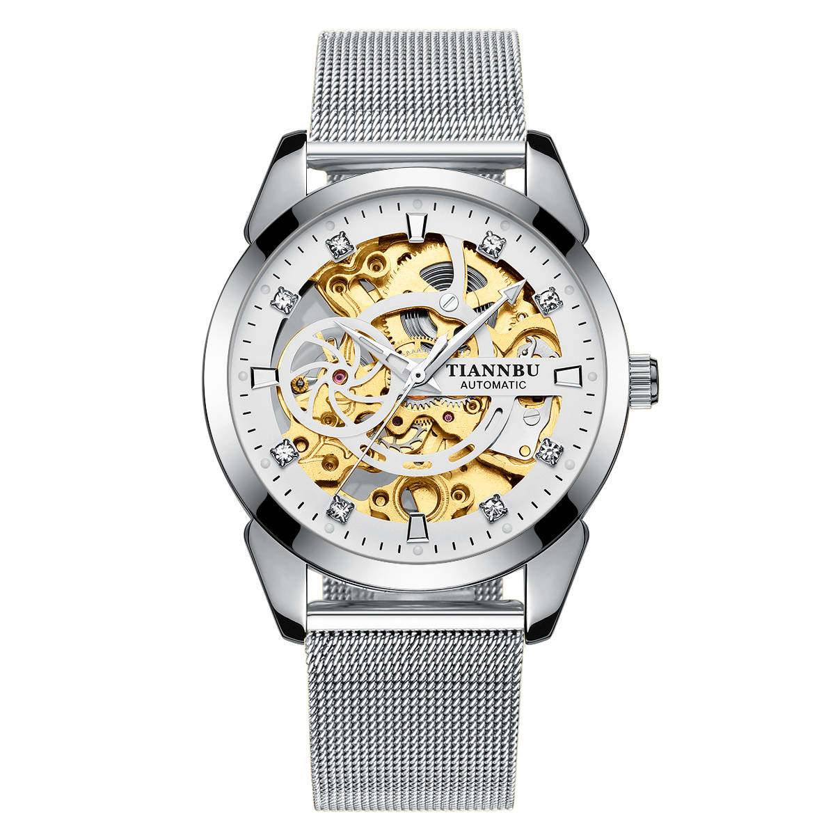 Concept Mechanical Men's Fully Automatic Hollow out Sports Trend Student Fashion Watch_voghion.com