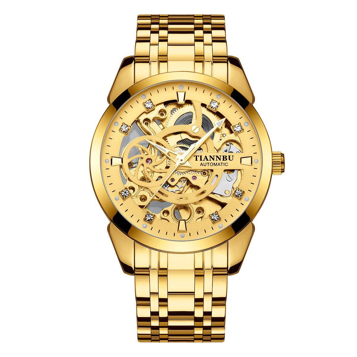 Concept Mechanical Men's Fully Automatic Hollow out Sports Trend Student Fashion Watch_voghion.com