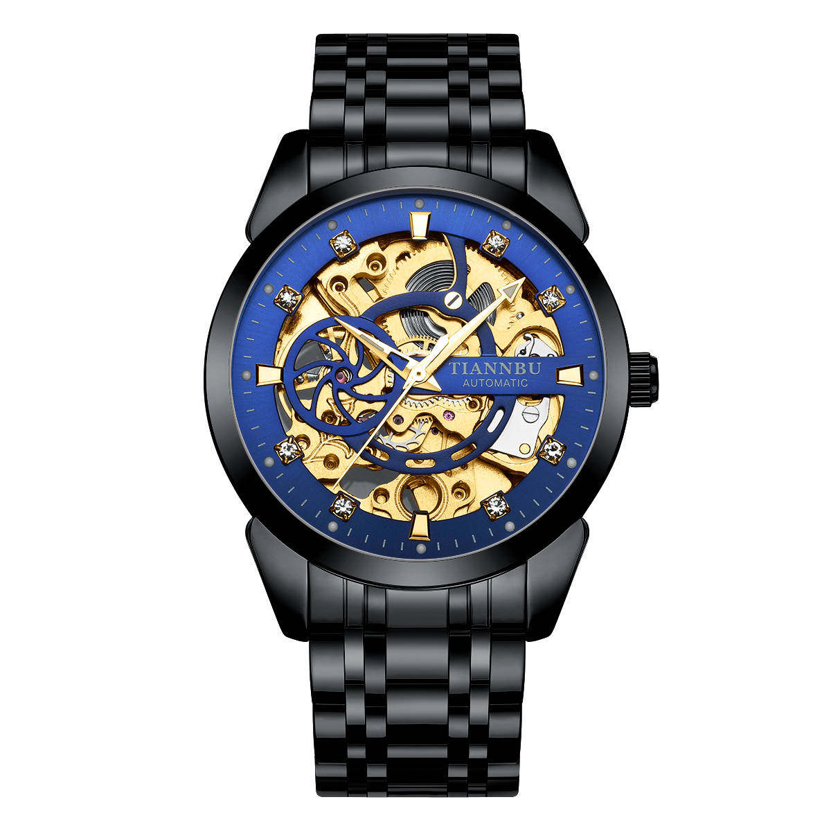 Concept Mechanical Men's Fully Automatic Hollow out Sports Trend Student Fashion Watch_voghion.com