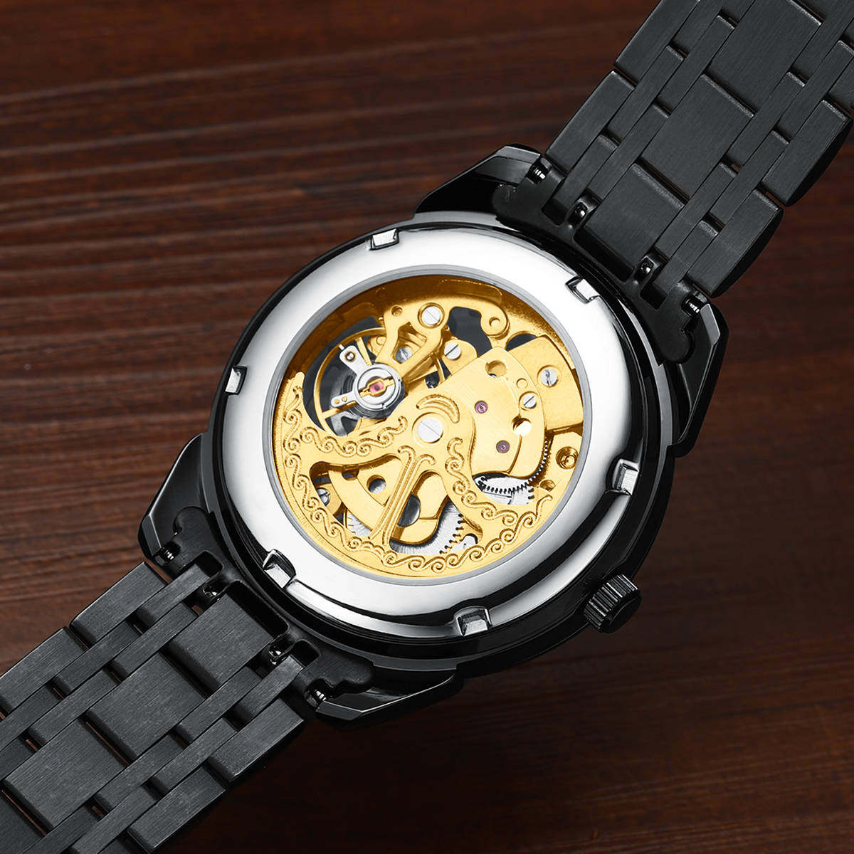 Concept Mechanical Men's Fully Automatic Hollow out Sports Trend Student Fashion Watch_voghion.com