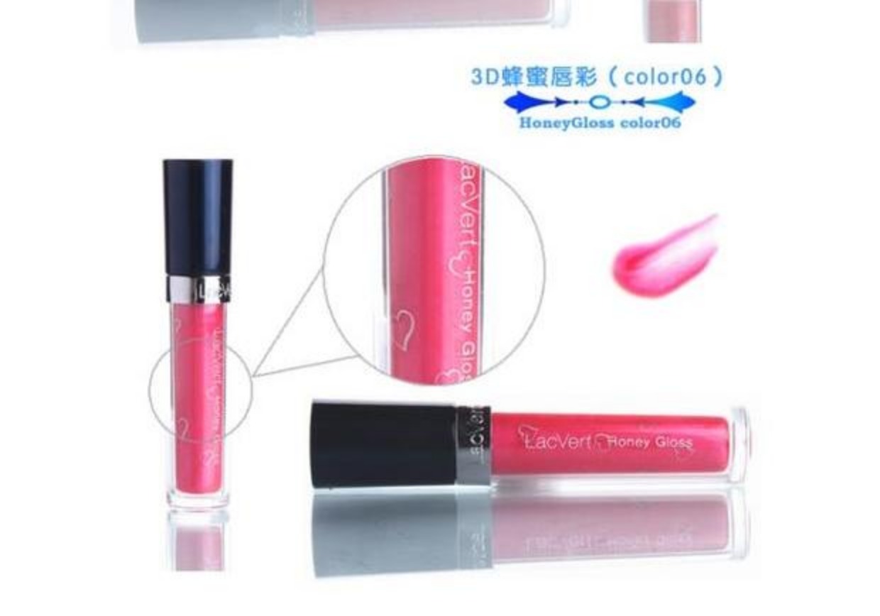 Bộ đếm chính hãng LacVert Lager Bell 3D Honey Lip Gloss 8ml Mỹ phẩm dưỡng ẩm Lip Gloss Makeup 	son bóng 3ce có màu