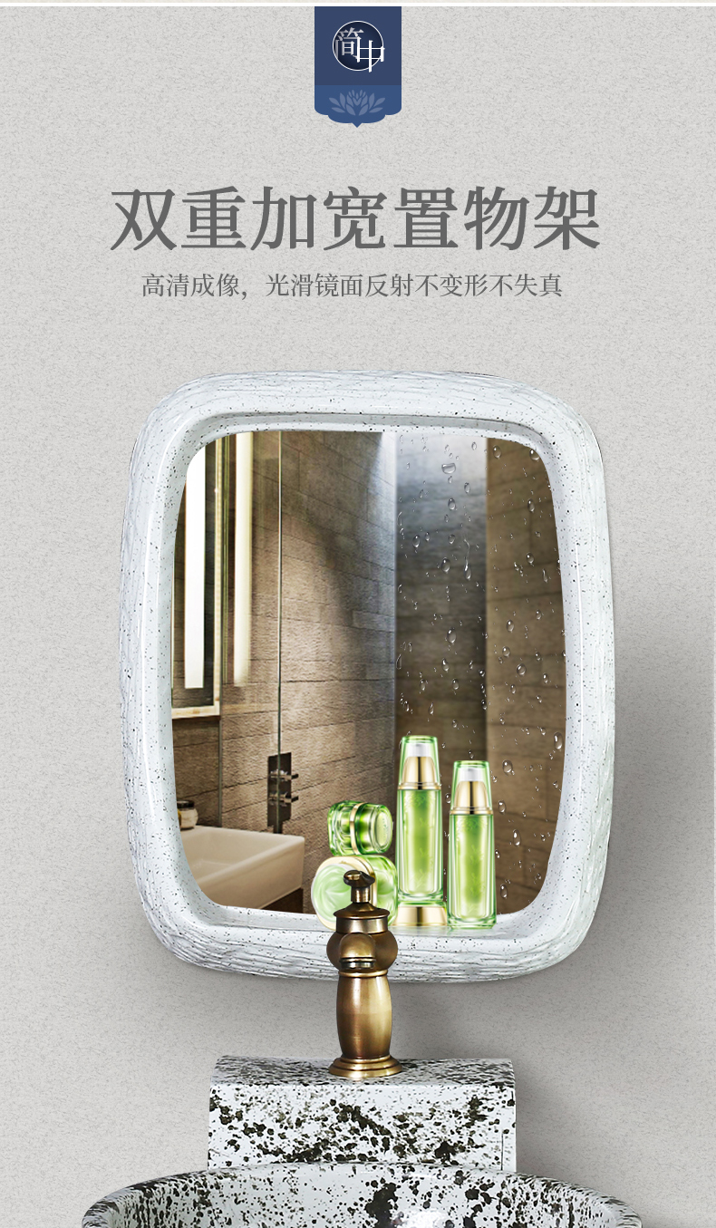 What wang xin hang a wall lavatory archaize ceramic Chinese style household bathroom hanging balcony hang basin of the basin that wash a face