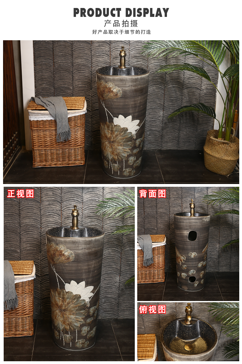 What king of Chinese style its column basin ceramic column type lavatory is suing sink sink