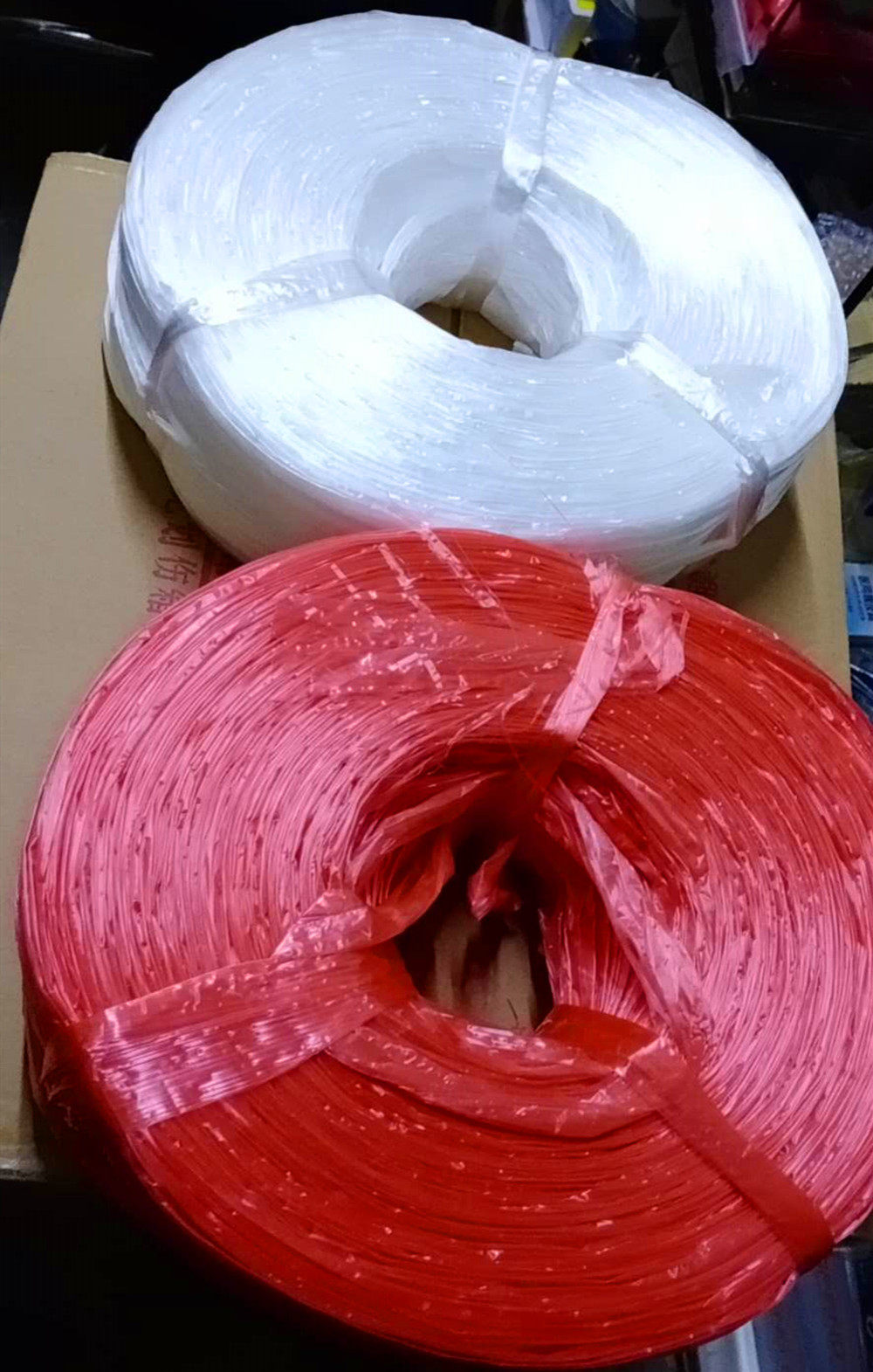 Greenhouse Strapping Rope Plastic Rope Packing Rope large rope Rope Torn Rope Vegetable Red White Rope-Taobao