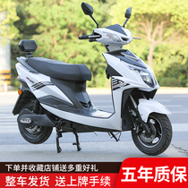 Shangling electric motorcycle 72V adult men and women double scooter 60V large long-distance runner king takeaway high-speed electric motorcycle