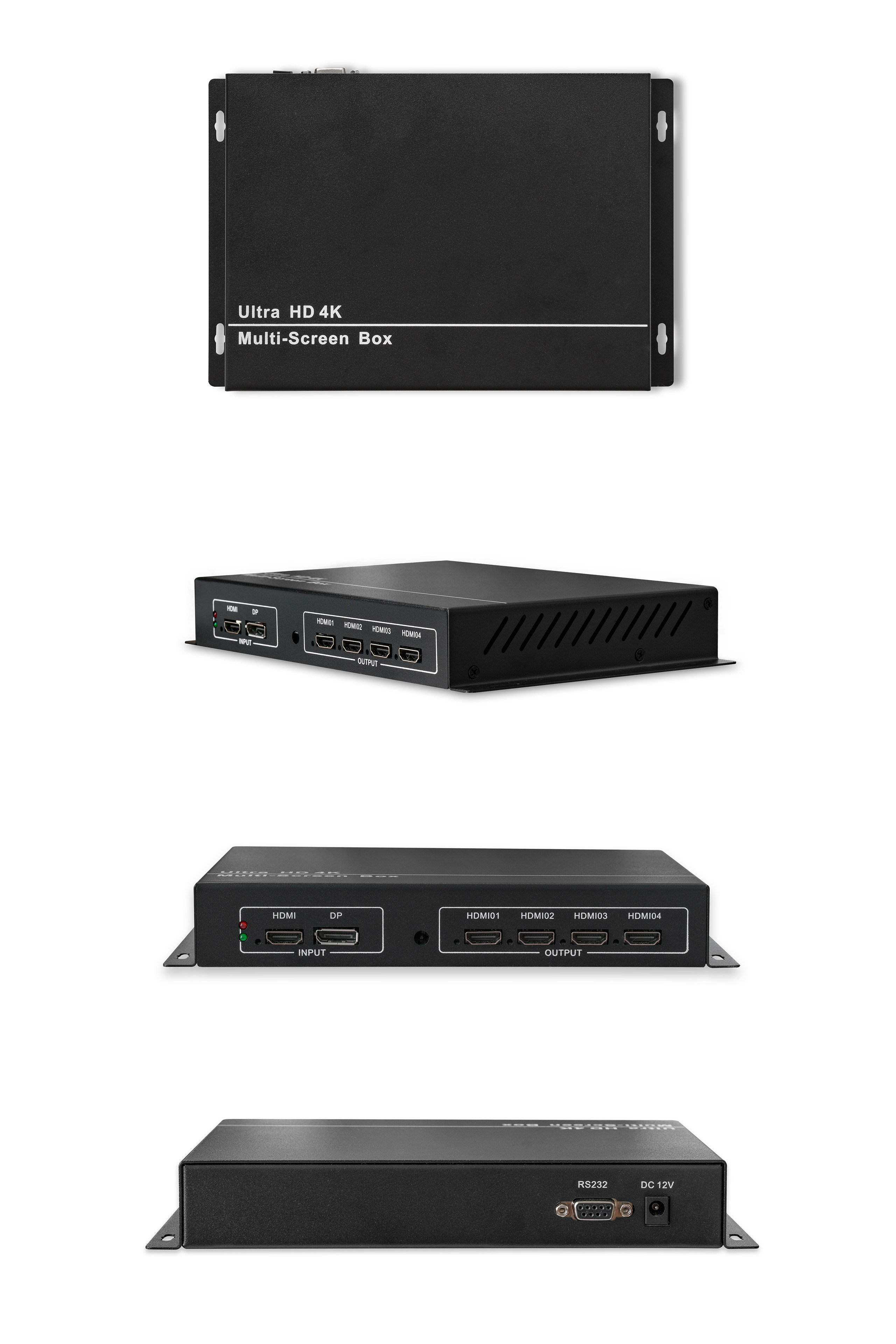 Handle four screen multiscreen multiscreen 4K 8K multiscreen multiscreen splicing screen projection point to point stitch fusion