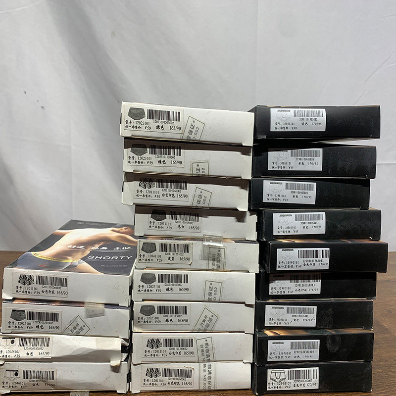 Closed Eye in Male Powder Well-being Men's Briefs Flat Corner Comfort Pants Pure Color Printed Male Sensual Knickers