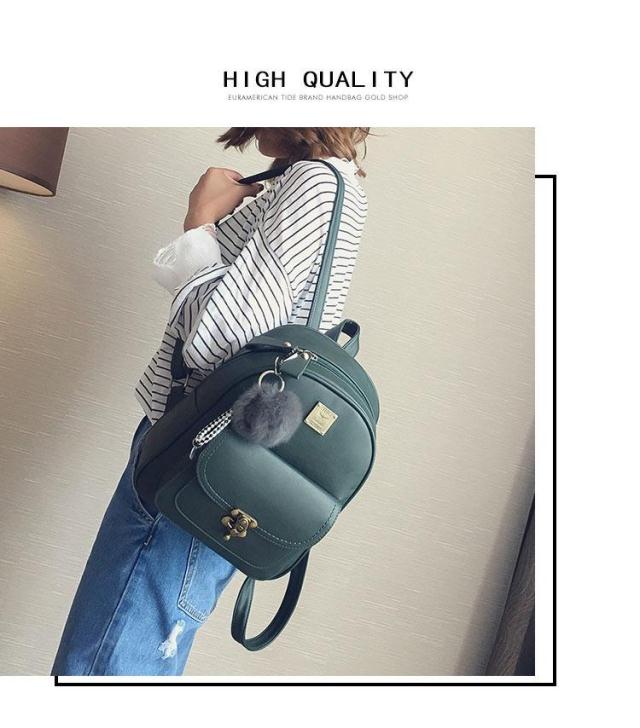 Của phụ nữ túi 2017 mới Châu Âu và Mỹ retro Người Anh vai túi nữ thời trang đơn giản cao đẳng gió bag pu leather ba lô balo nữ đẹp đi học