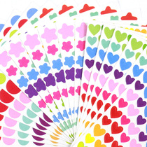 Childrens love small stickers handmade diy hand book stickers