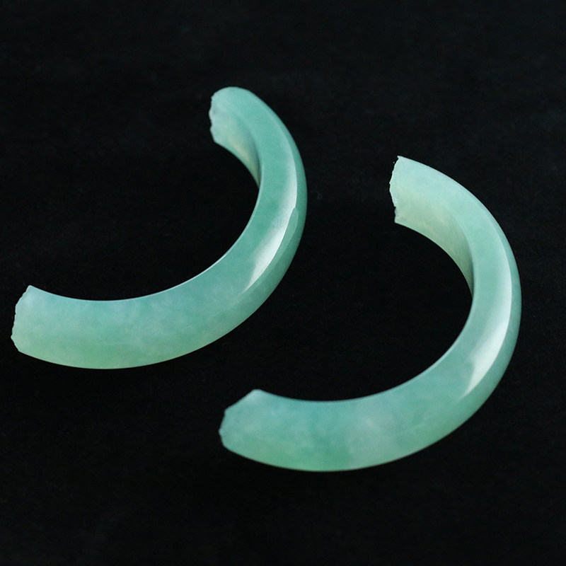 Oriental jade professional broken jade bracelet repair seamless refined jadeite jade bracelet bonding processing polishing
