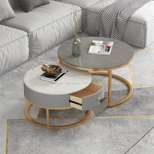 Рок доска небольшая квартира мраморная кофейня гостиная гостиная домашняя чайная столик Стол Стол Нордика Light Luxury Современные минималистские расходы