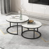 Рок доска небольшая квартира мраморная кофейня гостиная гостиная домашняя чайная столик Стол Стол Нордика Light Luxury Современные минималистские расходы