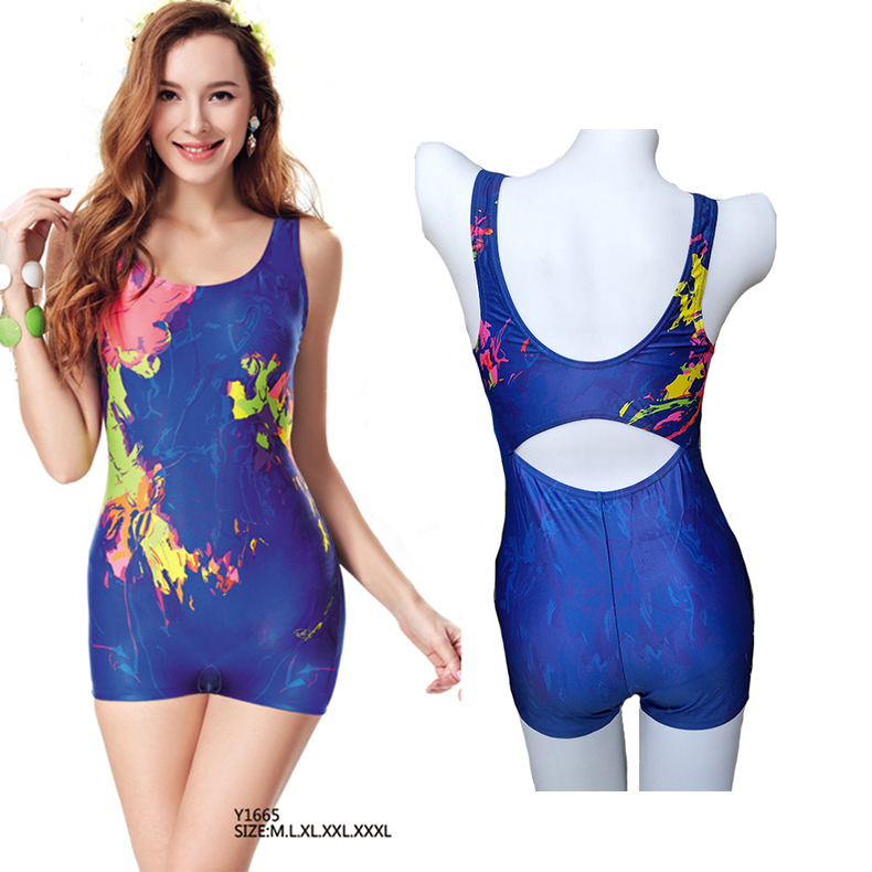 Anh áo tắm nữ Xiêm Anh Quần bơi mới của Anh boxer với miếng đệm ngực lót với bộ đồ tắm suối nước nóng chuyên nghiệp bảo thủ quần áo bơi liền thân