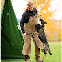Cowhide anti-scratch pants training dog supplies bite suits police dogs special working dogs special dog training