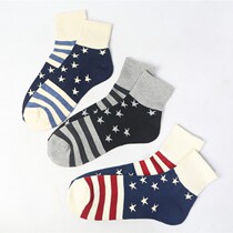 3 Double Size Mens towel bottom socks mens cotton sports socks moisture absorption and breathable Terry socks