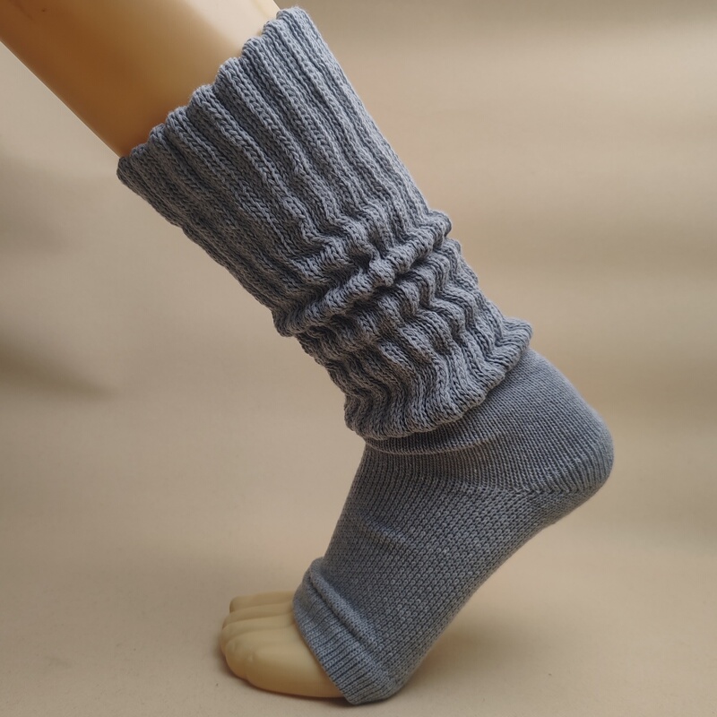 Women's Sleep Socks, Knee-High Open-Toe Socks, Home Ankle Protection, Thickened Double-Layer Warm Long Socks, Clearance Stock