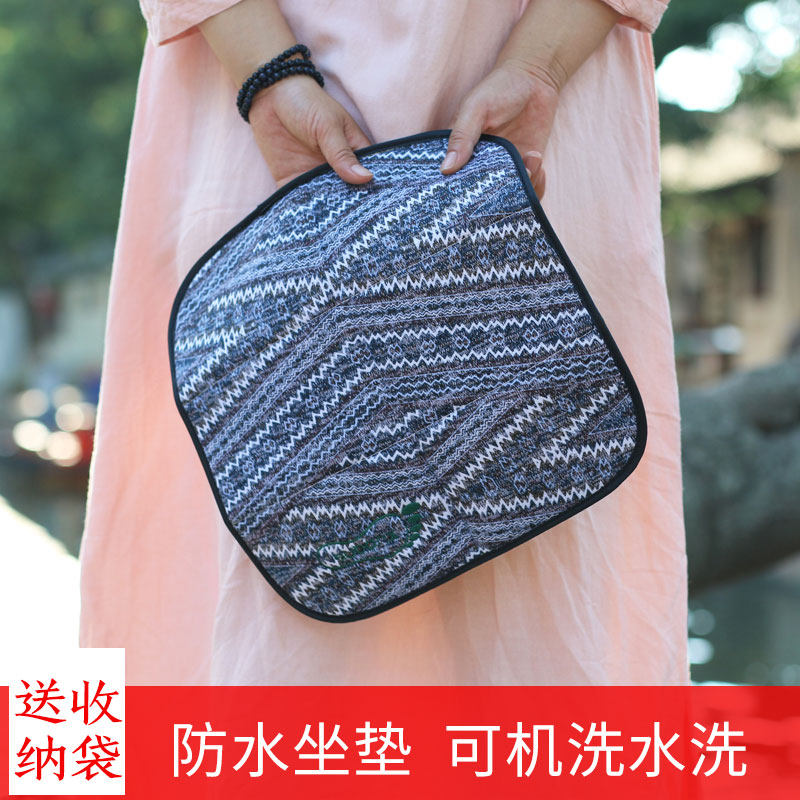 PU Environmentally Friendly Outdoor Cushions Mini Ultralight Single Picnic Mat Folding Anti-Damp Cushion Portable Thickened Travel Mat Mat