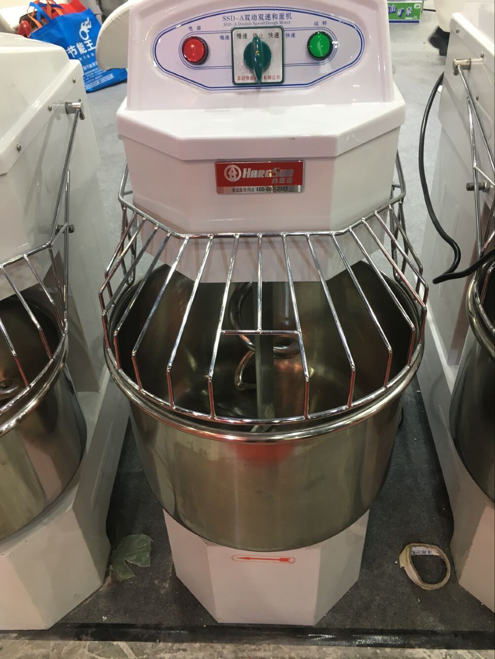 Hejiaxin commercial 25 kg double-action double-speed live noodle machine Automatic kneading machine Flour mixer 15 noodle machine