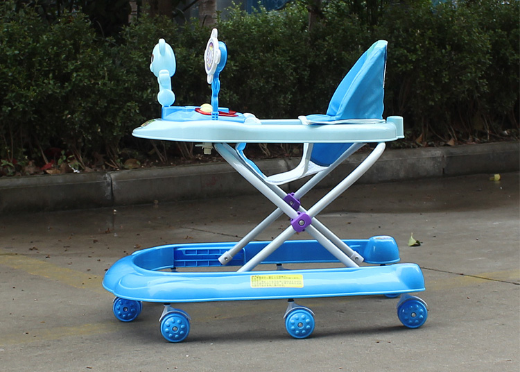 Baby Walker Đa Chức Năng 6 7-18 Tháng Chống rollover Trẻ Trẻ Em Tay Đẩy Có Thể Mất Nam Bé Cô Gái Học Tập