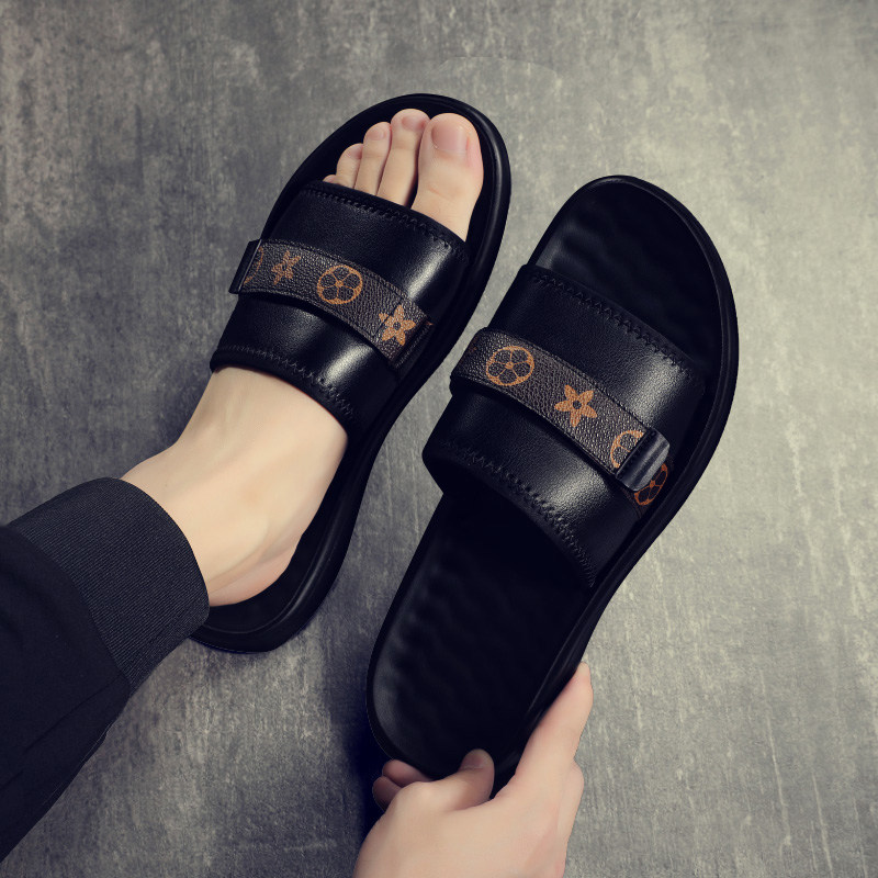 Men's slippers Summer 2022 New trends outside wear Advanced web Red Outdoor Cool Tug Outdoor Tide Card Beach Sandals