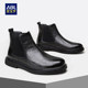 切尔西靴男2025新款英伦休闲中帮皮靴真皮马丁靴男士高帮靴子男