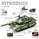 Alloy Spray Tank Model Alloy Cannon Firing Toy Children's Missile Simulation Military Vehicle Model Tank