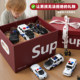 Children's Police Car Toy Set Alloy Car Police Off-Road Vehicle Toy Car for Boys Aged 3 to 6 Years Old Birthday Gift
