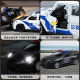 Children's Police Car Toy Set Alloy Car Police Off-Road Vehicle Toy Car for Boys Aged 3 to 6 Years Old Birthday Gift
