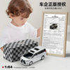 1:64 Lexus Lm300H Mpv Business Car Alloy Small Scale Car Model Shock Absorber Collectible Ornament