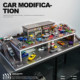 Collector's 1:64 Scale Car Model Parking Lot Model Car Wash Garage Miniature Scene Suitable for Tomica Storage Display