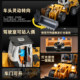 Large Electric Alloy Forklift Model Spray Bulldozer Excavator Children's Toy Car Engineering Vehicle for Boys Aged 3