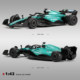 Tsc1:43 Aston Martin F1 Racing Formula Alloy Car Model Car Model Collection Ornament for Boys