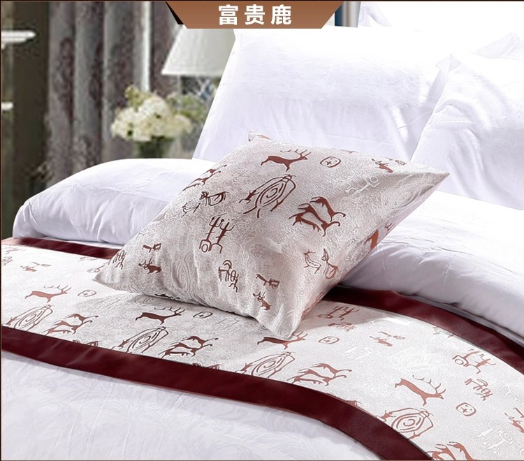 Khách sạn giường ngủ khách sạn cao cấp khách sạn cao cấp khăn trải giường giường cờ đuôi giường pad trang trí trang trí tôn tạo ga giường 1m2x2m
