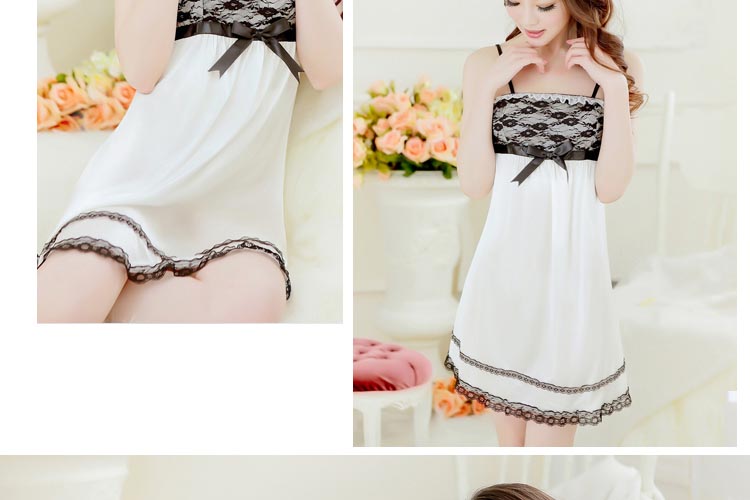 Băng lụa áo lụa sexy sling mùa hè ngắn tay áo len cardigan voan áo sơ mi mùa hè phần mỏng ladies nightdress thời trang mặc nhà 
