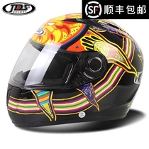  SF JDS electric car helmet mens and womens summer four seasons full compound motorcycle racing full helmet helmet