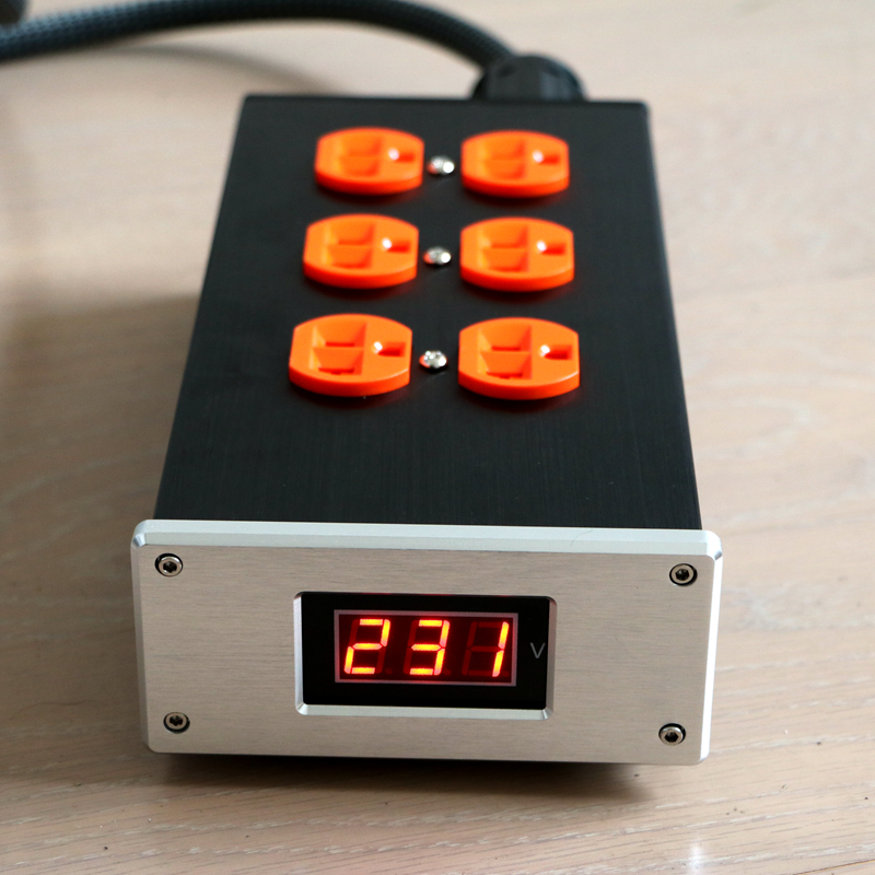 6 digits Hair Burning Grade Beauty Mark Platoon with Digital Display Acoustic Power Amplifier CD Machine Special Power Row Socket American-Taobao