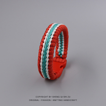 Rope - full - rope - rope Liverpool knitting handrope football bracelet bracelet Salah surrounding the Red Army of the Red Army