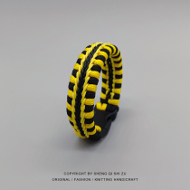 Rope - rope - wearing - rope bracelet around Dortmund football bracelet