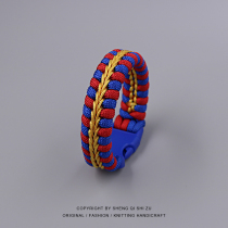 Rope - soaked Barcelona Bracelet fans Bracelet Bracelet Messibarca football gift around