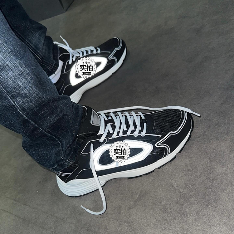 European and American Trendy Shoes 2026 New Collaboration Film-Style Sneakers Versatile B30 Genuine Leather Casual Thick-Soled Dad Shoes Men's Shoes