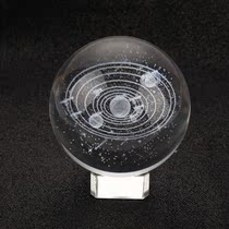 Solar System Water Crystal Ball Home Room Pendulum in the Solar System