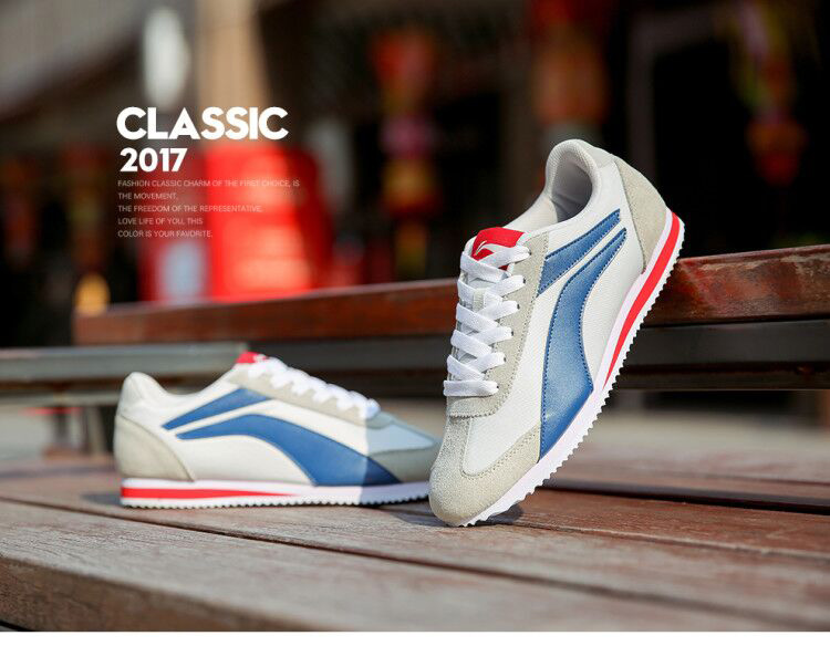 Li Ning giày nam giày thường 2018 mùa hè mới thở low-top giày đen retro forrest giày giày thể thao nam giày thể thao nam chính hãng