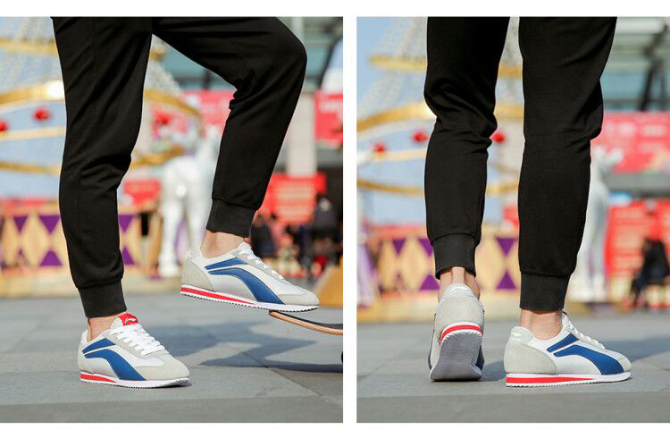 Li Ning giày nam giày thường 2018 mùa hè mới thở low-top giày đen retro forrest giày giày thể thao nam giày thể thao nam chính hãng
