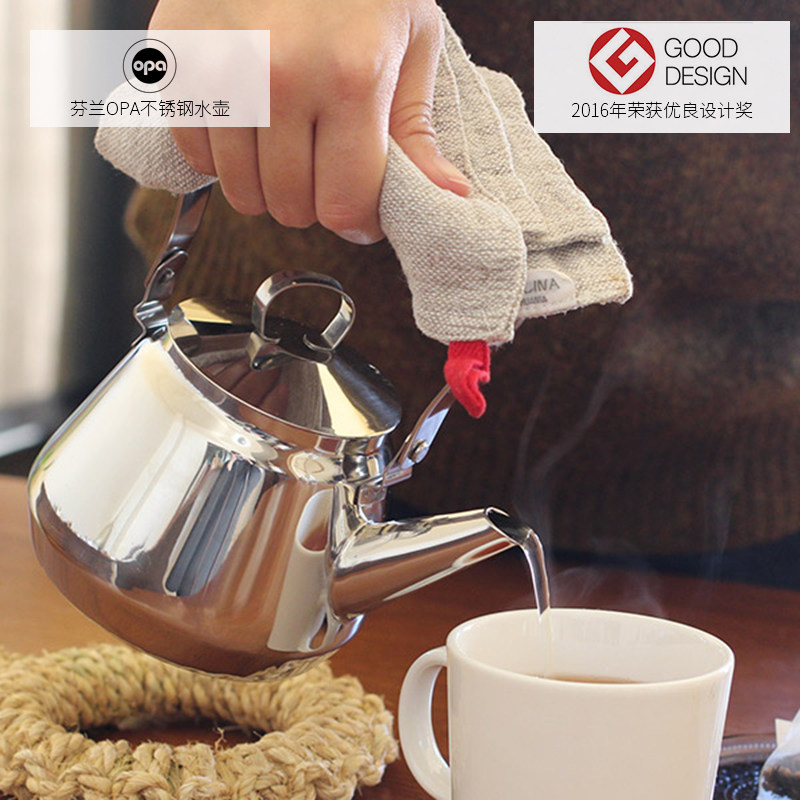 Spot Finland OPA Nordic kettle 304 stainless steel hot kettle 1 5L gas gas - fueled household electromagnetic furnace general purpose