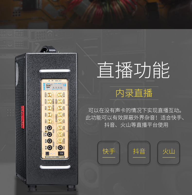 Đồng hồ cao cấp AC80 hộp điện cầm tay âm thanh guitar bán hát ngoài trời mạng đỏ ghi âm trực tiếp loa - Loa loa loa bose 301 seri 2