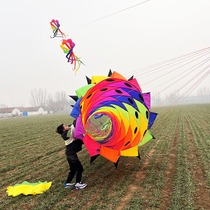 2023 new kite wind barrel tail pendant spiral tail rotating tail accessories spine barrel with non-destructive hook