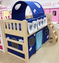 Children Bed Tents Half High Bed Circumference Color Games Tent Cartoon Color Bed Surround Small Cars