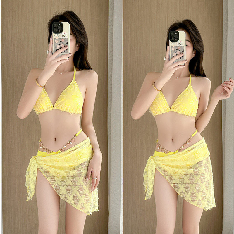 新款分体比基尼泳衣女性感纯欲辣妹泰式网红风如何选择？